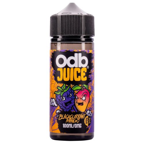 ODB Juice 0mg 100ml Shortfill  ODB Juice Blackcurrant Mango