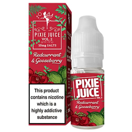 Pixie Juice Vol 2 Salt 10ml (20mg)  Pixie Juice Redcurrant & Gooseberry