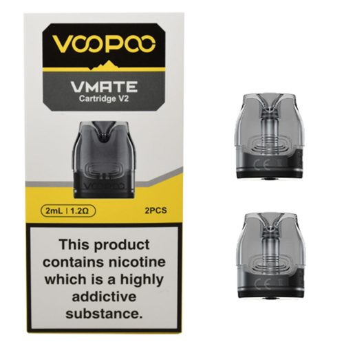 Voopoo Vmate V2 Replacement Pods  Voopoo 1.2ohm