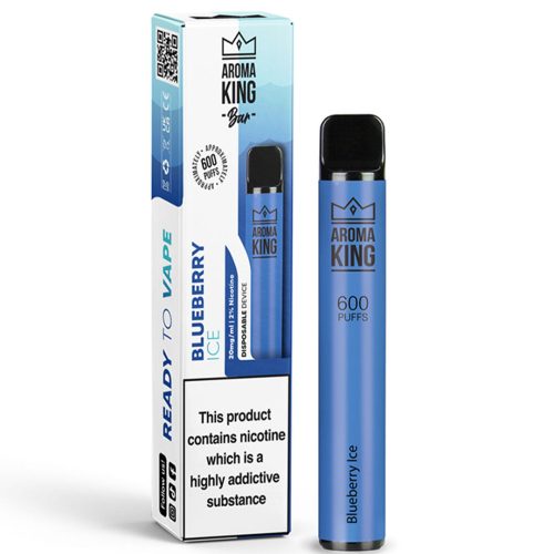 Aroma King - Air Flow - Disposable Device 600 puffs - 10mg  Aroma King 10mg Blueberry Ice - EXPIRED DATES